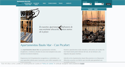 Desktop Screenshot of apartamentosbaulomar.com
