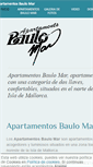 Mobile Screenshot of apartamentosbaulomar.com